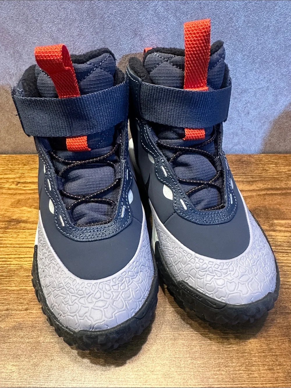 Nike Terrascout Preschool Boots in  Thunder Blue, Cement Grey, Pure Platinum